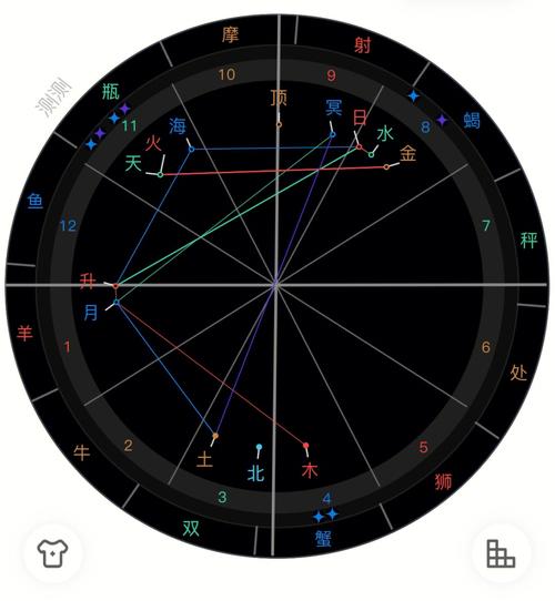 无聊中,有人会看星盘吗98加了个新的星盘