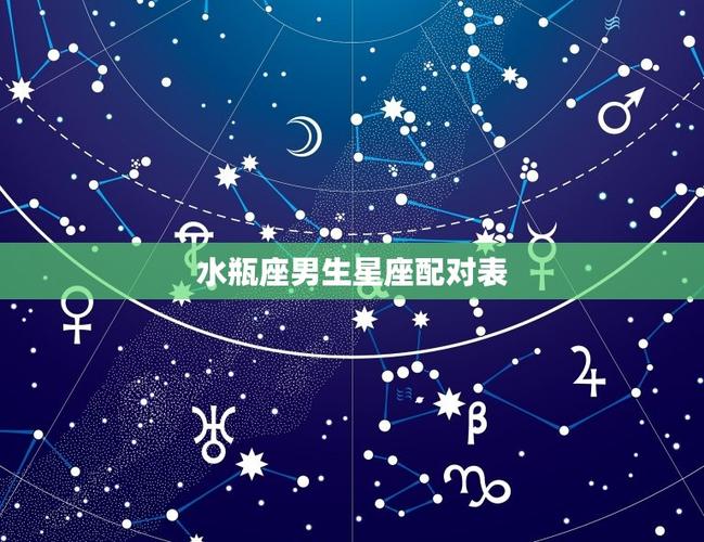 水瓶座男生星座配对表