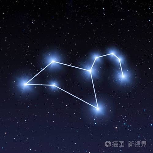 狮子座星空星座图