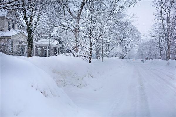 梦见下大雪