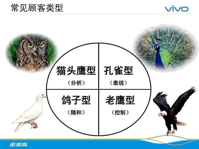 汽车销售客户类型分析 常见顾客类型 猫头鹰型 孔雀型 (分析) (表现)