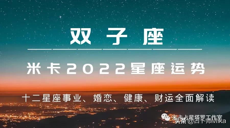 米卡|2023年十二星座综合运势详解——双子座