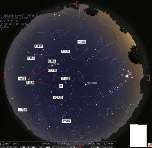 天文学:夏季北半球可以看到哪些星座