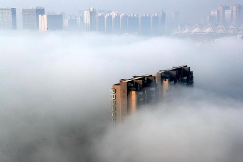 我国中东部多地遭遇大雾天气|大雾|浓雾|连云港市_新浪网