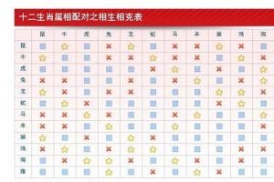 十二星座的最佳配对分析星座摩羯蝎座新浪新闻(十二星座婚姻配对表)