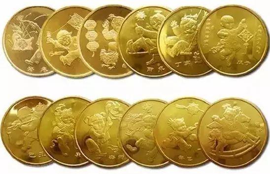 已经发行到 二轮生肖了 中国每一年都延续了生肖纪念币的发行