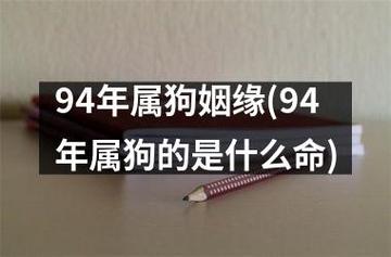 94年属狗姻缘(94年属狗的是什么命)