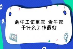 金牛座适合做什么工作 金牛座最适合做什么工作