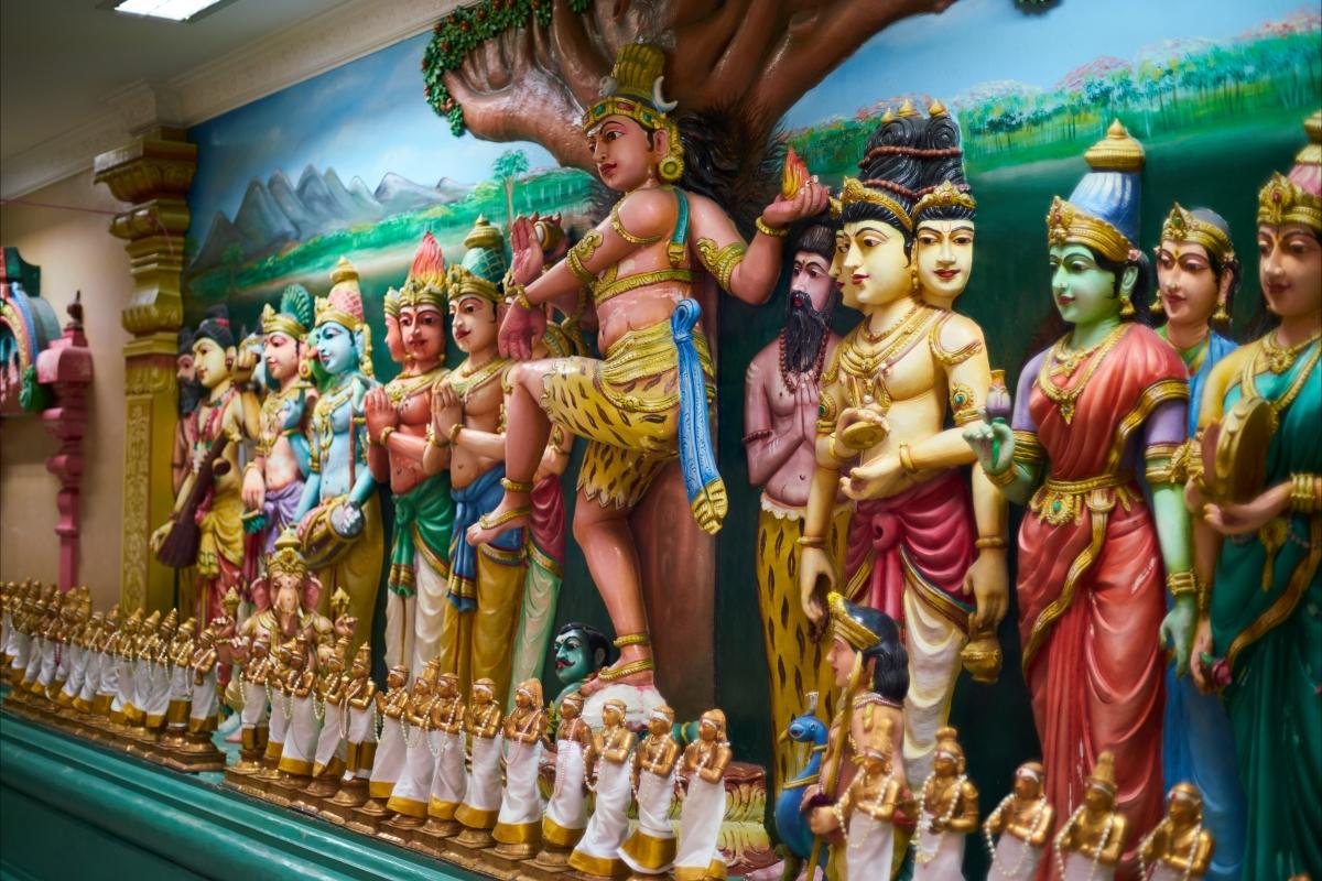 印度教寺庙神雕塑信仰佛教4k壁纸图片