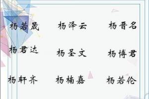 杨姓女孩起名字带水字,杨姓女孩起名字带水字的名字-生肖吧