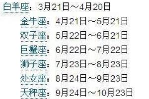 农历八月初十是什么星座