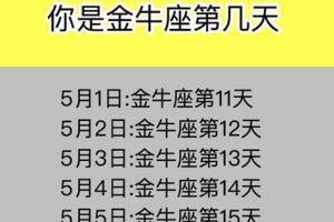 金牛座是那年出生的 金牛座是哪年出生的