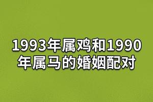 属鸡1993年婚姻 93年属鸡的婚姻运势怎么样